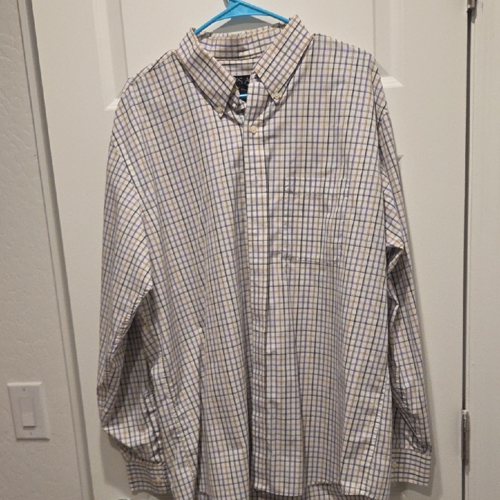 Jos. A. Bank Checkered Dress Shirt